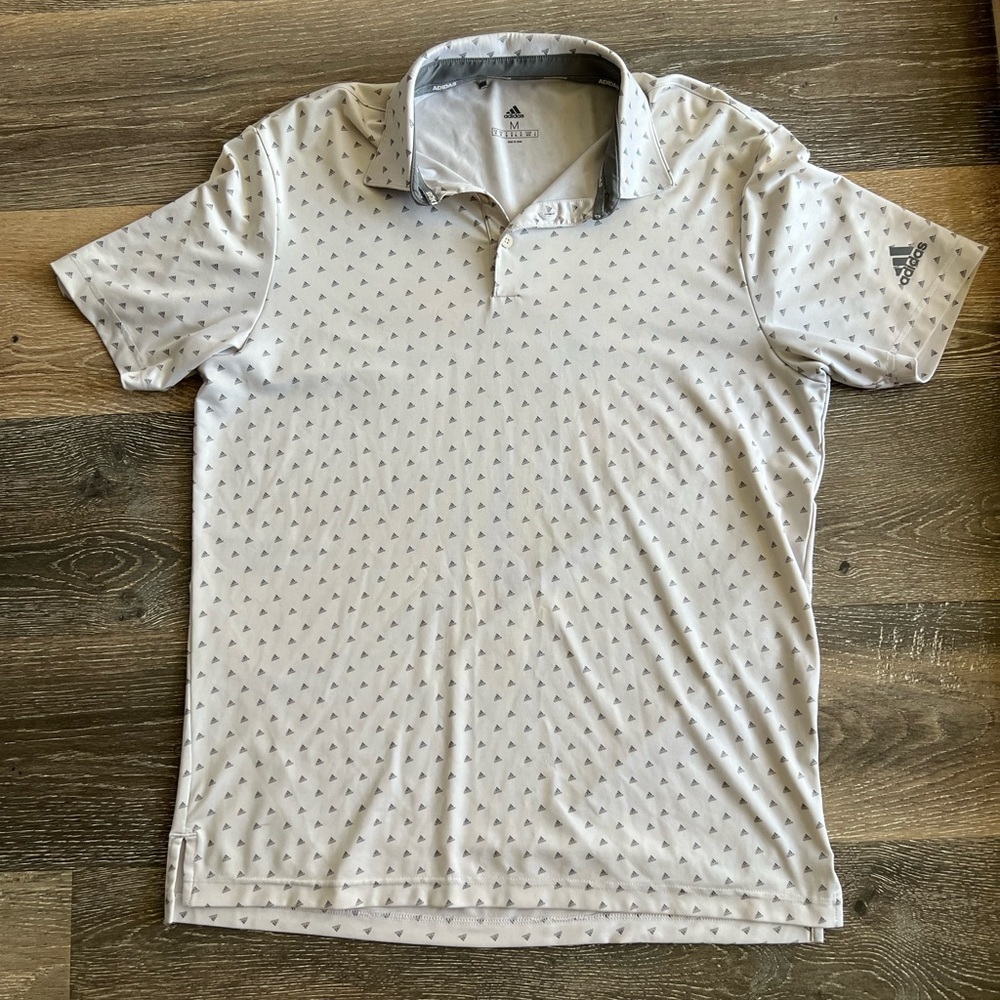 Men’s Adidas logo golf polo